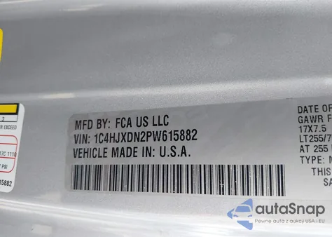 2023 Jeep Wrangler 4-Door Willys 4X4 from USA, damaged, VIN 1C4HJXDN2PW615882